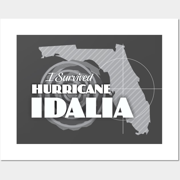 I Survived Hurricane Idalia Wall Art by Dale Preston Design